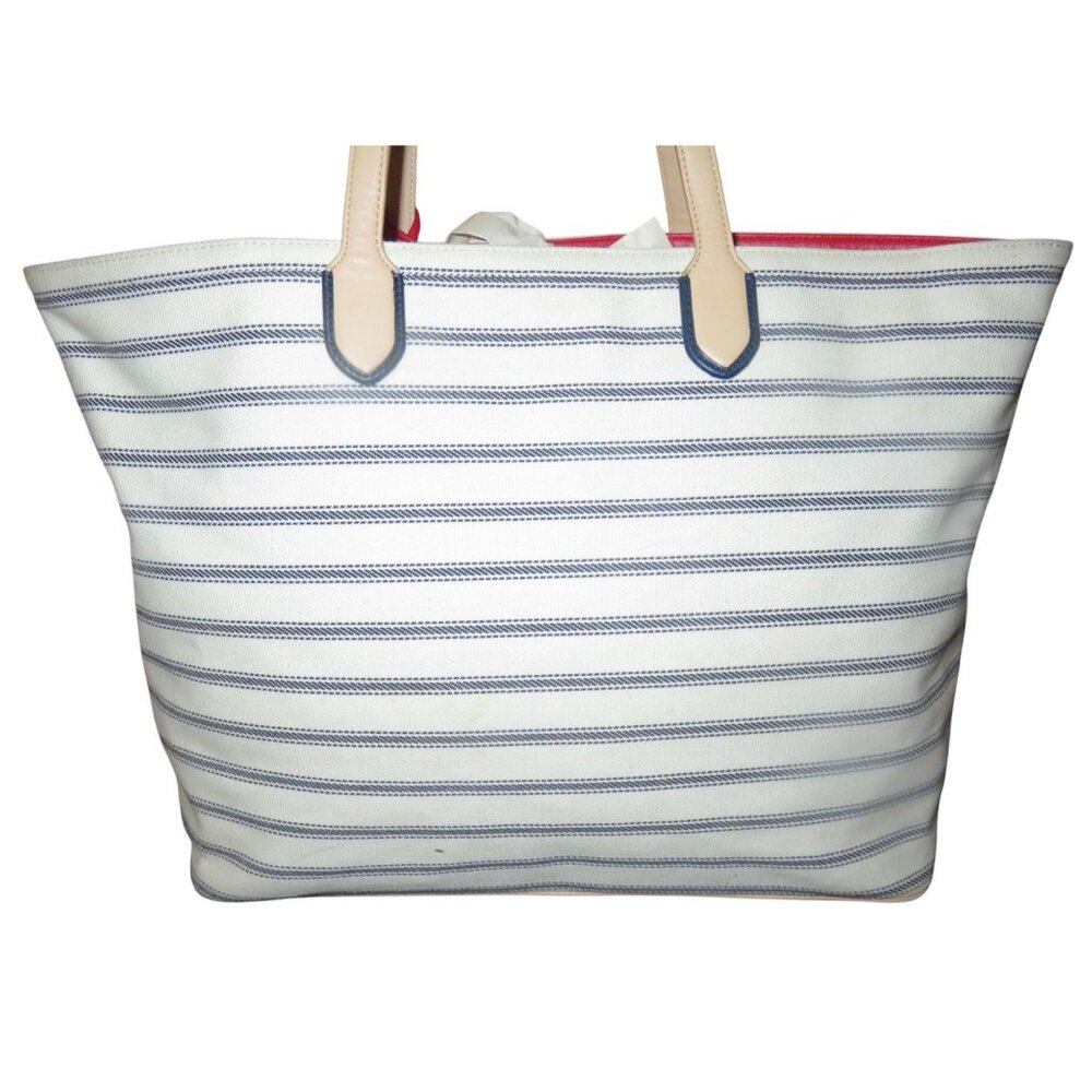 Coach Saint James limited legacy striped canvas weekender tote & pochette set - Picture 2 of 14